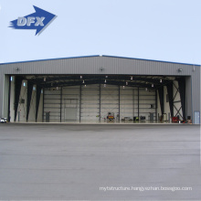 Qingdao prefab aircraft hangar steel structure shed design steel frame construction warehouse building
